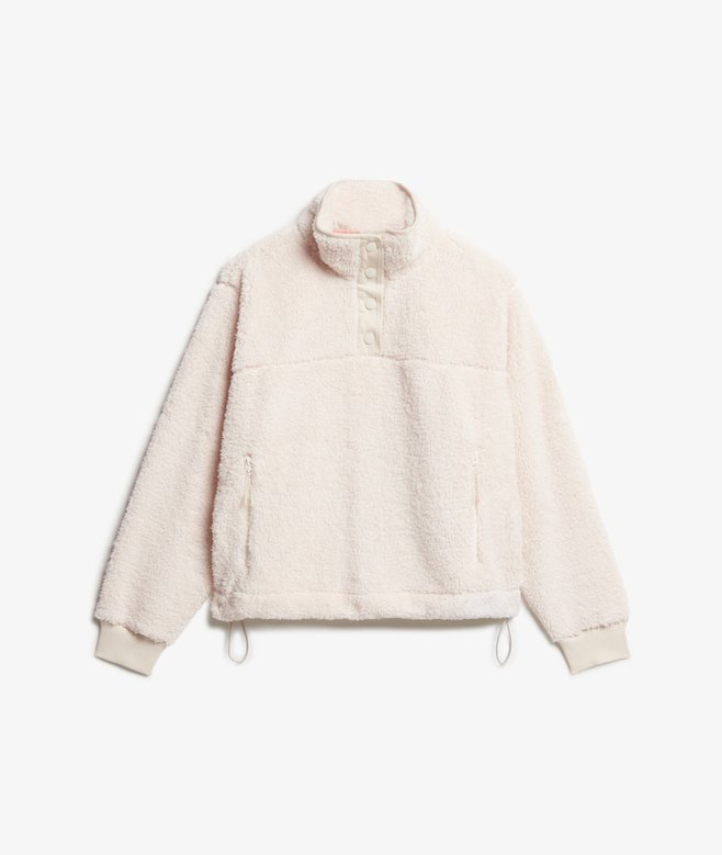 Super Soft Popper Neck Teddy Fleece
