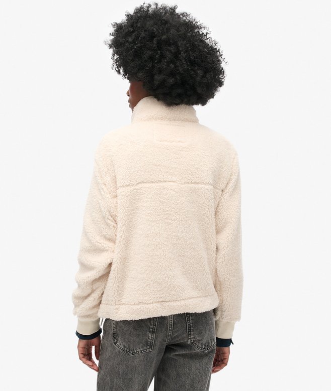 Super Soft Popper Neck Teddy Fleece
