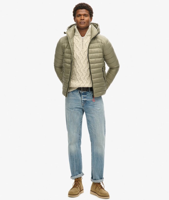 Hooded Fuji Sport Padded Jacket
