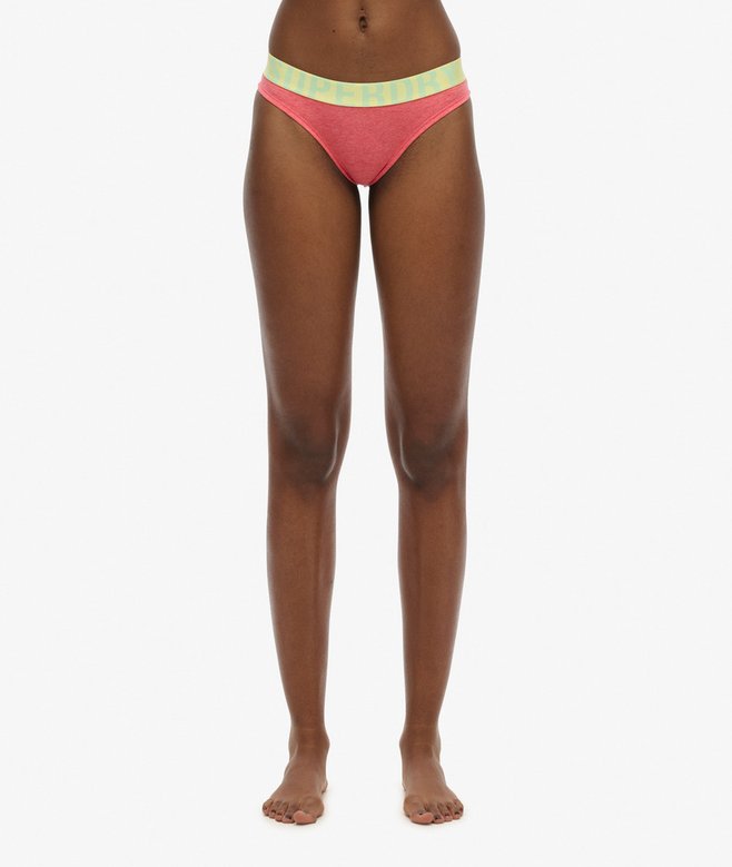 Organic Cotton Large Logo Bikini Briefs