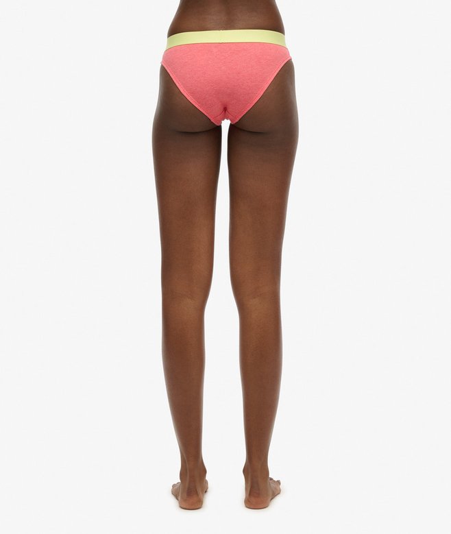 Organic Cotton Large Logo Bikini Briefs