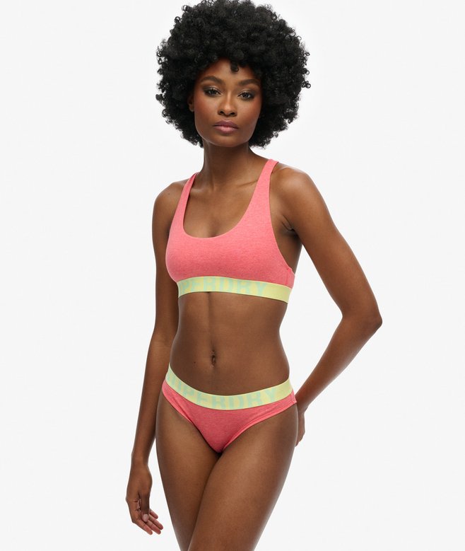 Organic Cotton Large Logo Bikini Briefs