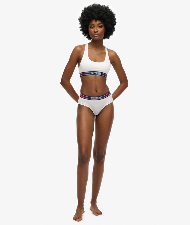 Organic Cotton Multi Logo Crop Bralette (4) 3 out of 5 stars, 4 reviews More Colours Available Price £9.99 Price reduced from £19.99 to You Save 50%