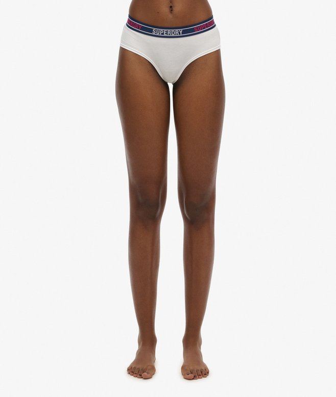 Organic Cotton Multi Logo Hipster Briefs (2) 5 out of 5 stars, 2 reviews More Colours Available Price £7.49 Price reduced from £14.99 to You Save 50%