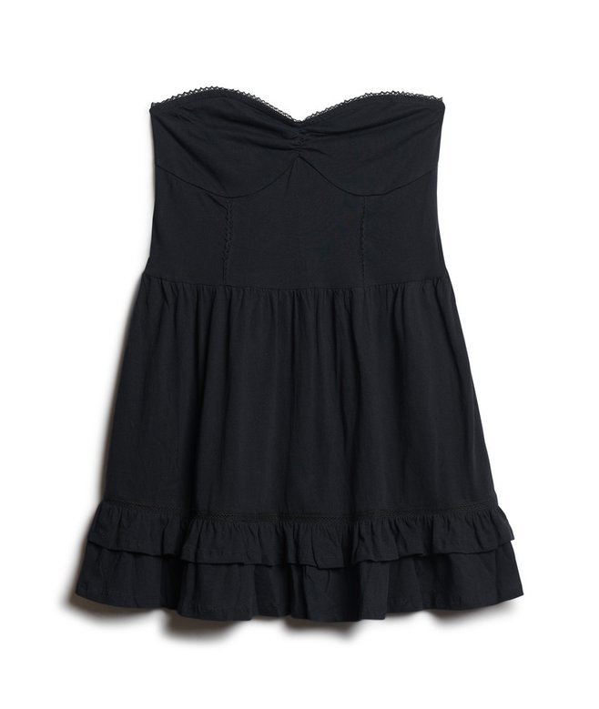 50s Lace Bandeau Mini Dress