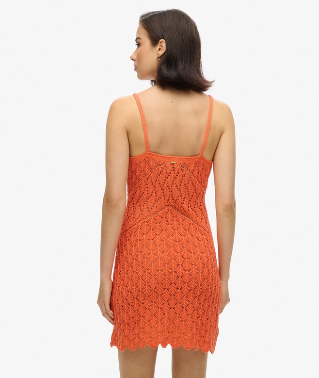 Crochet Cami Mini Dress