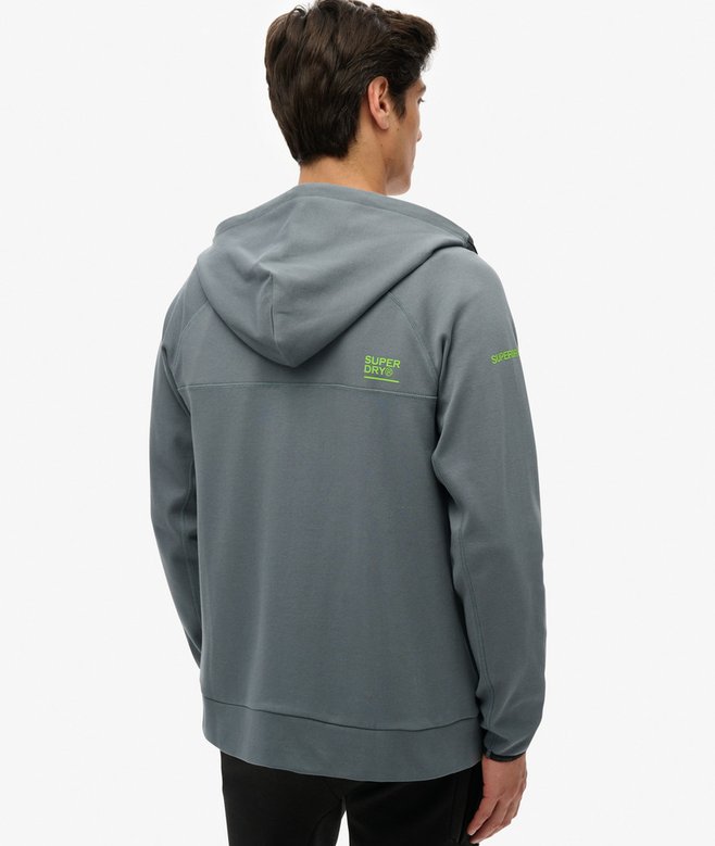 Tech Logo Loose Zip Hoodie