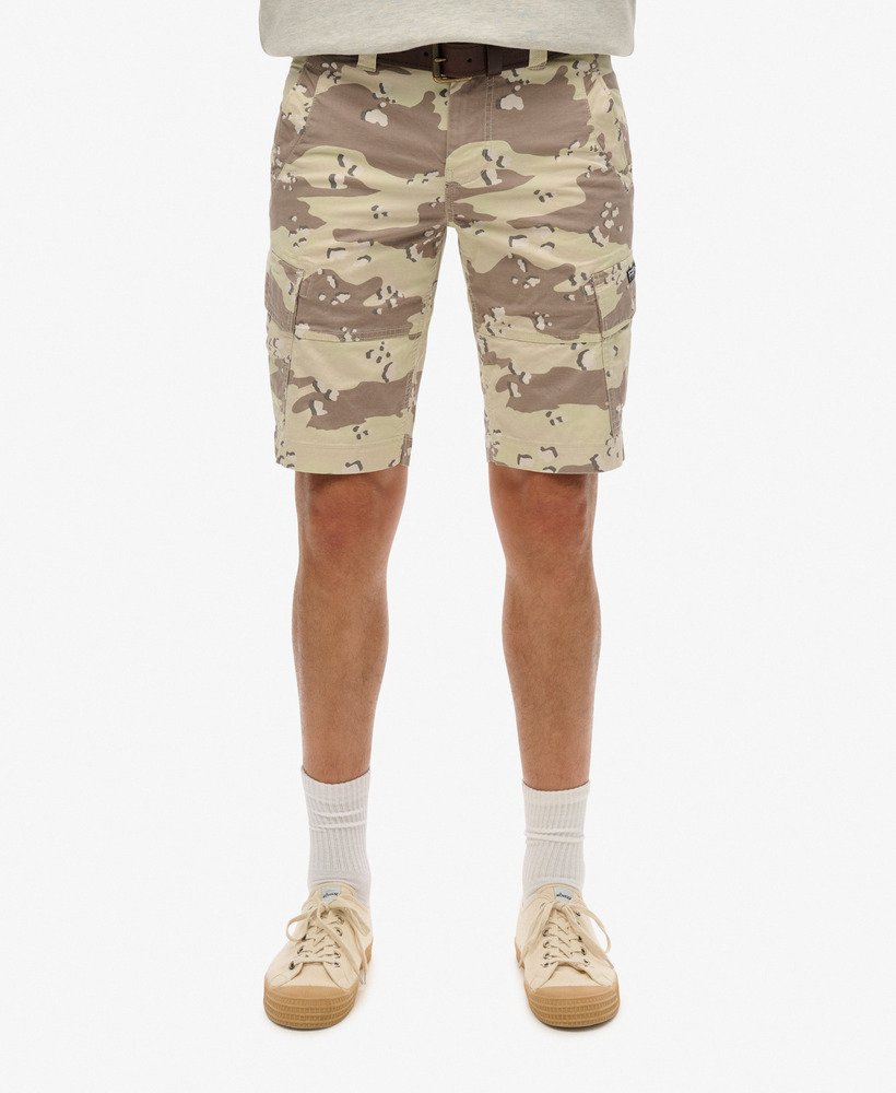 mens Core Cargo Shorts in Desert Camo | Superdry US