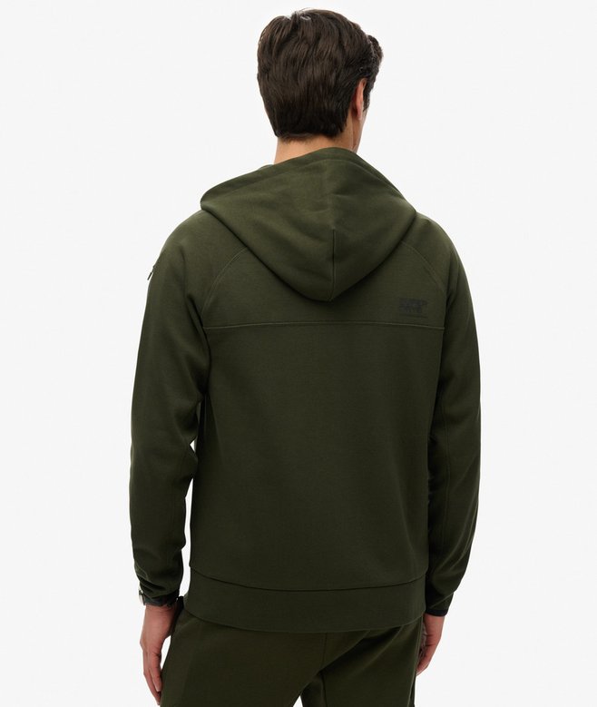 Tech Logo Loose Zip Hoodie