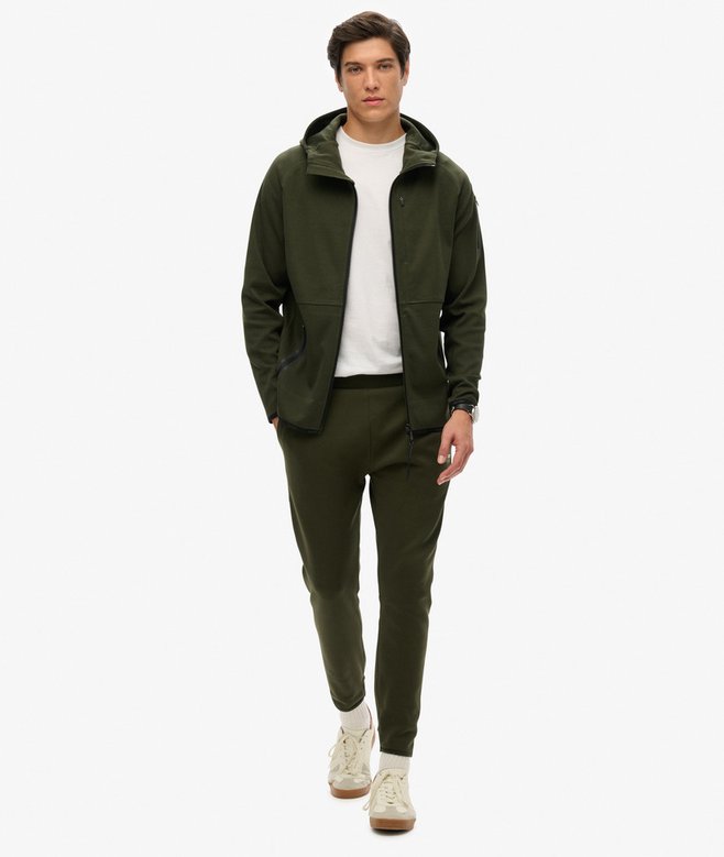 Tech Logo Loose Zip Hoodie