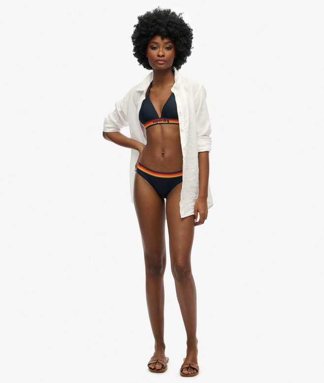 Vintage Logo Triangle Bikini Top