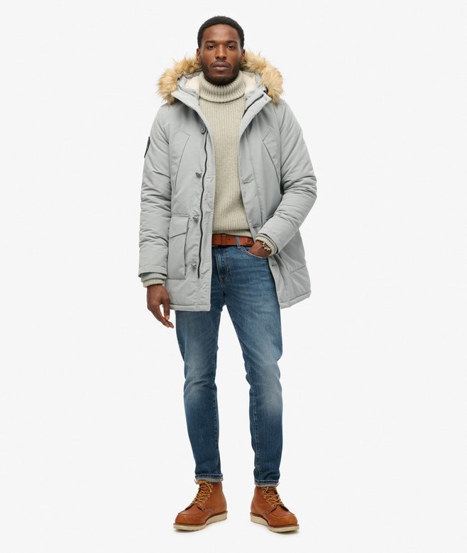 Hooded Everest Faux Fur Parka