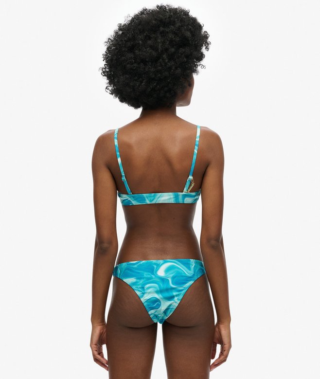 Printed Cheeky Bikini Bottoms