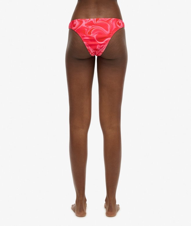 Printed Cheeky Bikini Bottoms