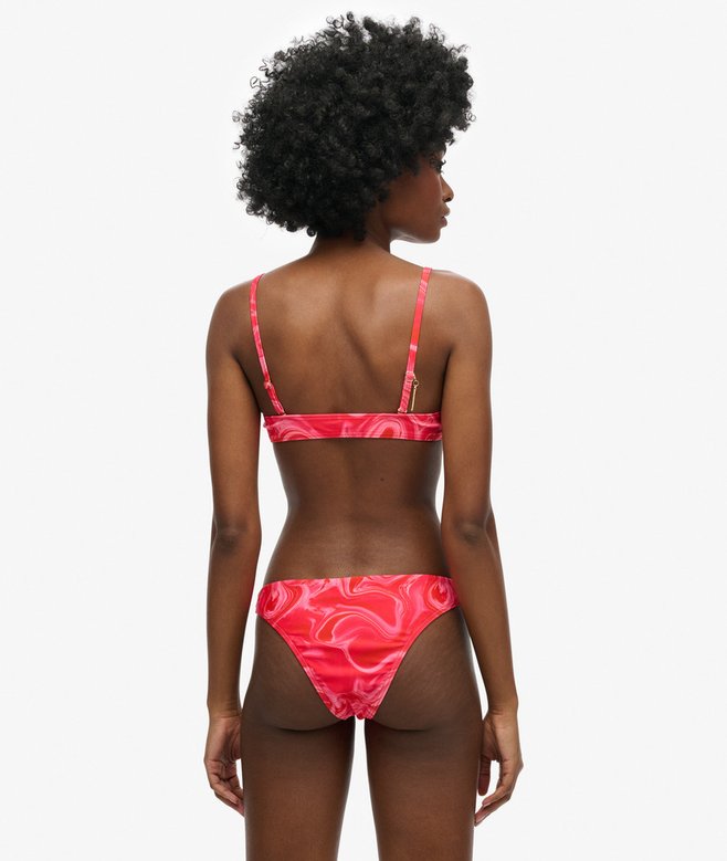 Printed Cheeky Bikini Bottoms