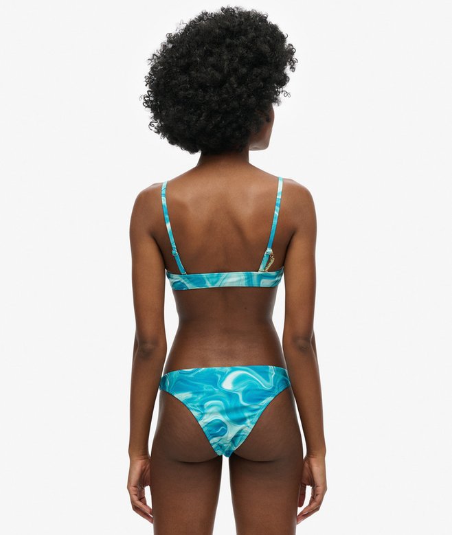 Print Bralette Bikini Top