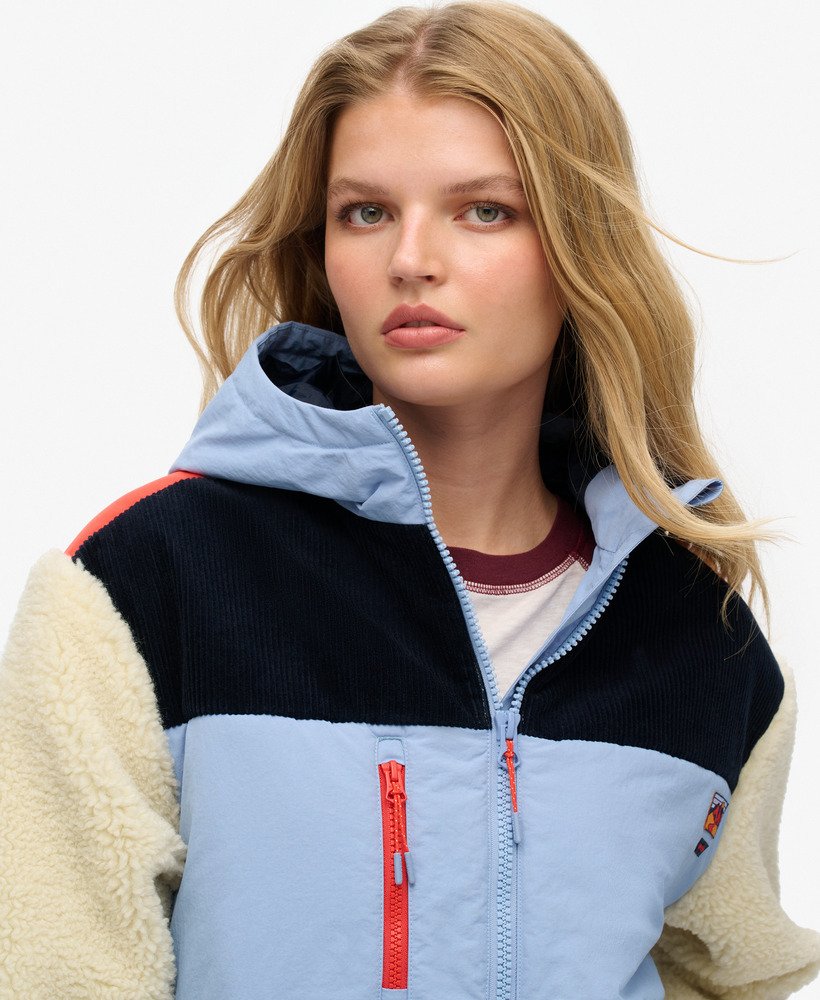 Chaqueta De Forro Polar Con Capucha Para Mujer | Cremallera, Bolsillos Y Tejido De Felpa Cálida Para Invierno Y Ocio