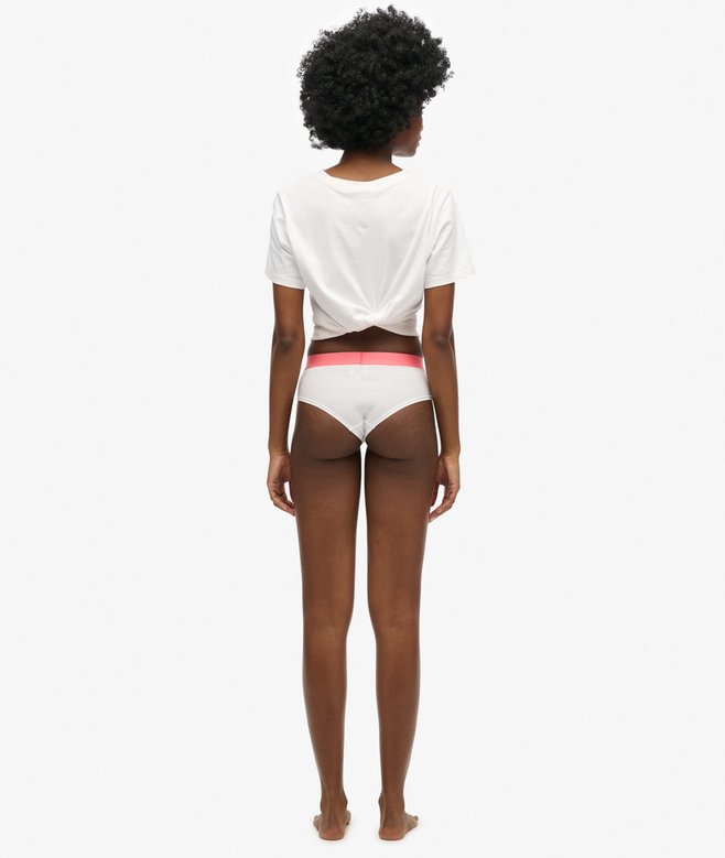 Organic Cotton Large Logo Hipster Briefs More Colours Available Price £7.49 Price reduced from £14.99 to You Save 50%