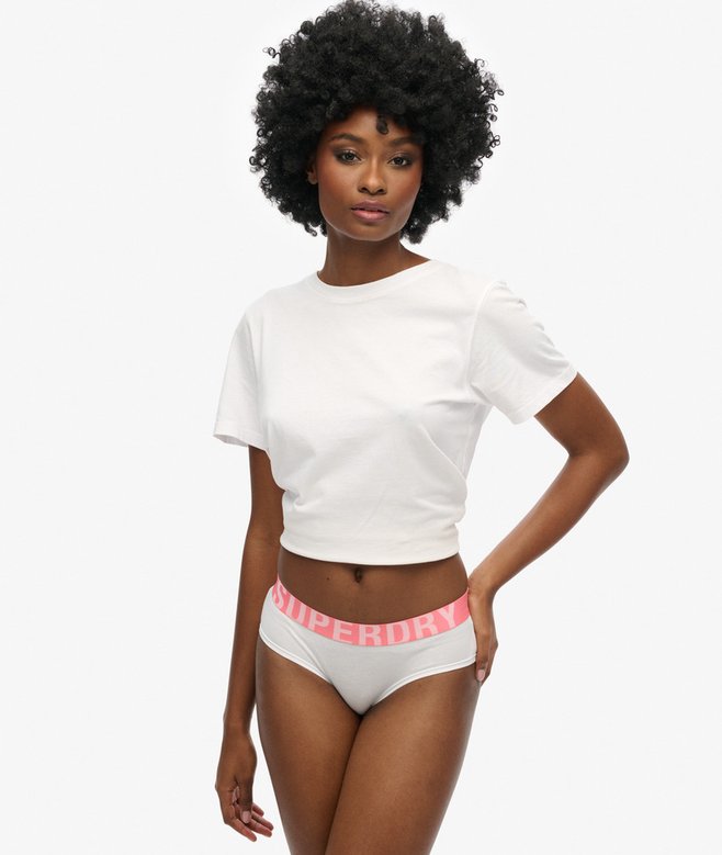 Organic Cotton Large Logo Hipster Briefs More Colours Available Price £7.49 Price reduced from £14.99 to You Save 50%