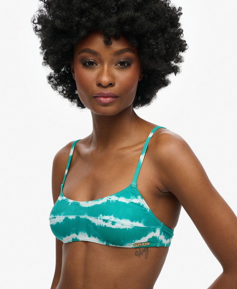 MSW Tie Dye Yellow Bikini Top
