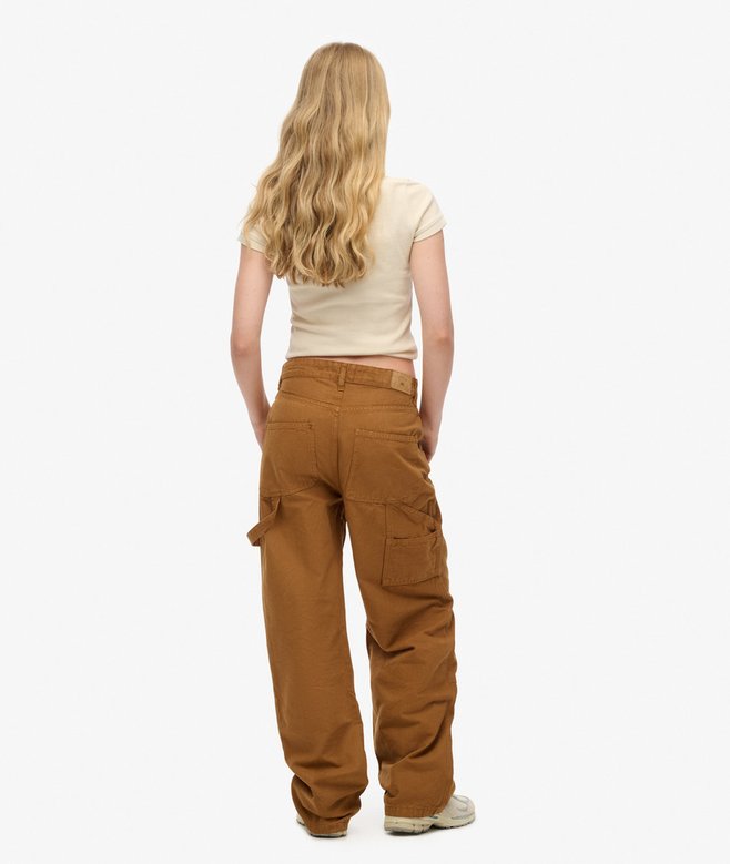 Organic Cotton Vintage Wide Carpenter Pants