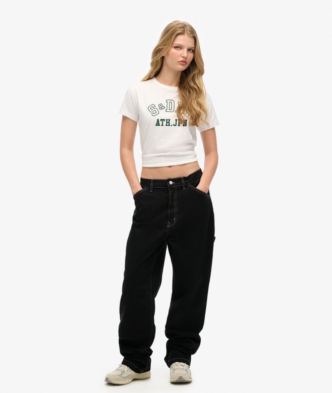 Contrast Carpenter Pants