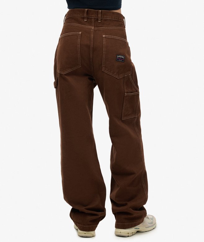 Contrast Carpenter Pants