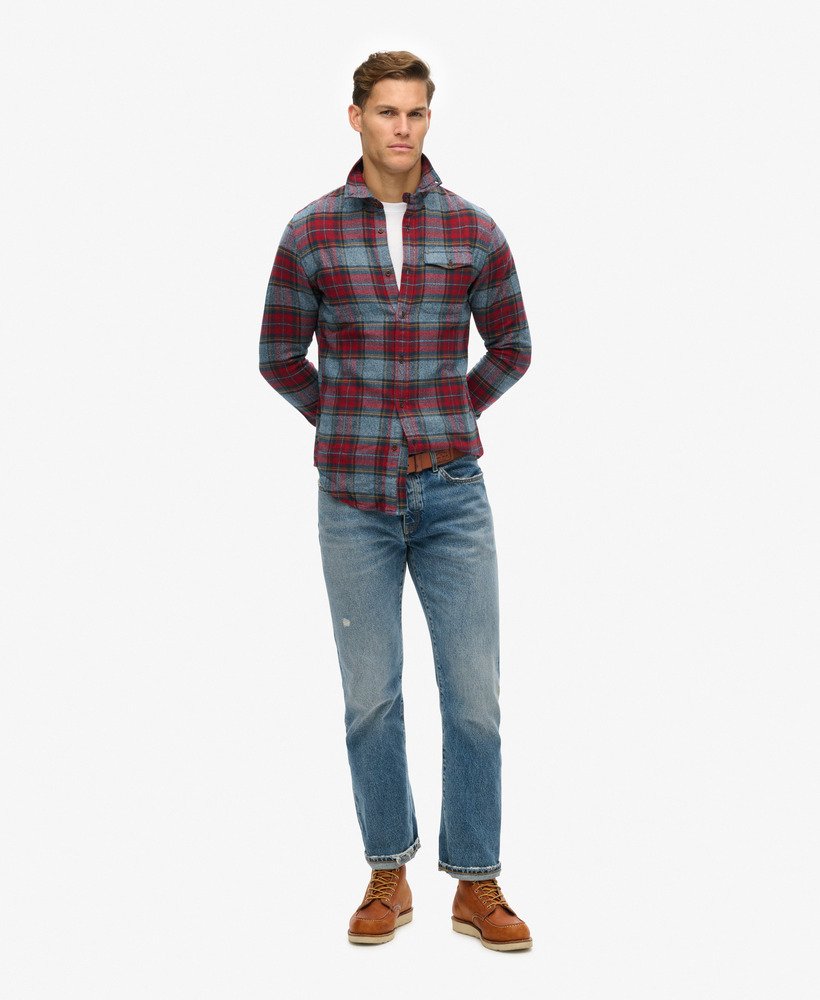Chemise Homme Superdry Manches Longues - Coton, Taille M - Occasion En Excellent état