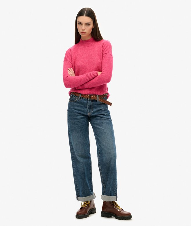 Essential Mock Neck Jumper (7) 3.1 out of 5 stars, 7 reviews More Colours Available Price £24.99 Price reduced from £49.99 to You Save 50%