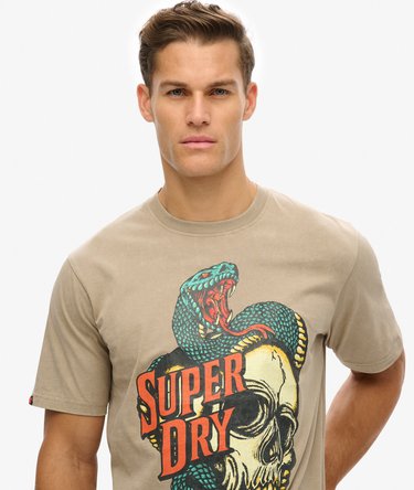 T-shirt ample à motif Biker Rock Image 3