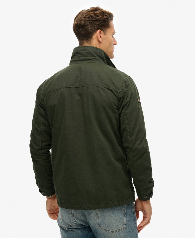 mens Military Lightweight Field Jacket in Surplus Goods Olive