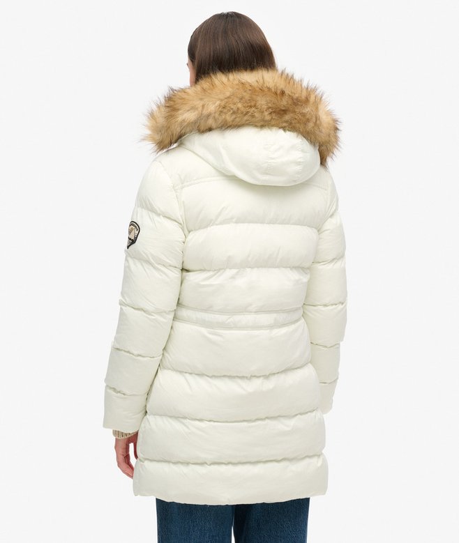 Everest Mid Faux Fur Puffer Coat