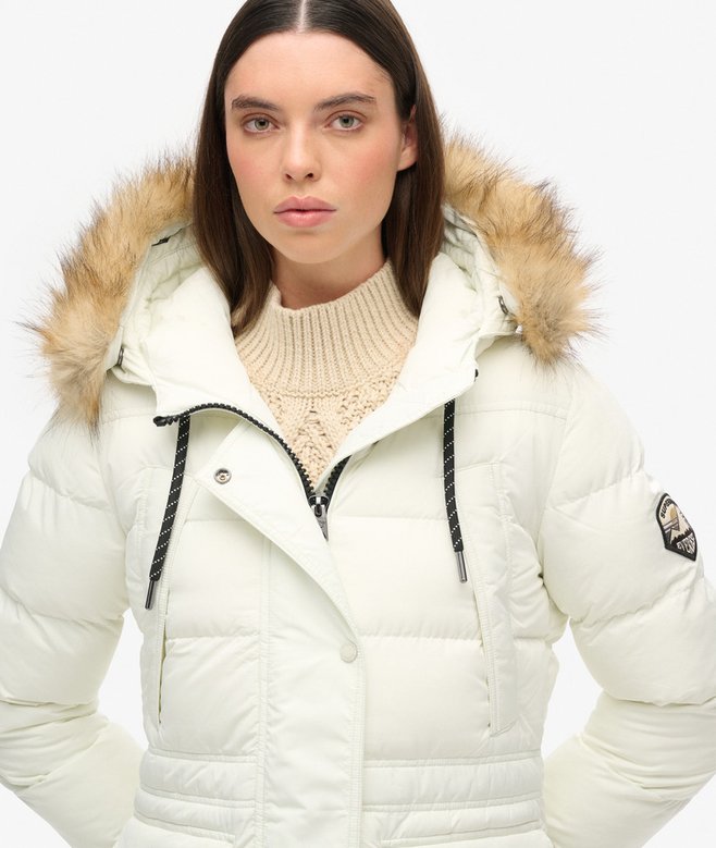 Everest Mid Faux Fur Puffer Coat