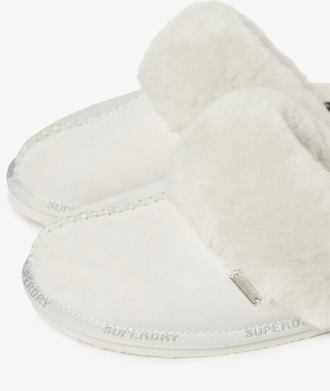 Suede Mule Slippers