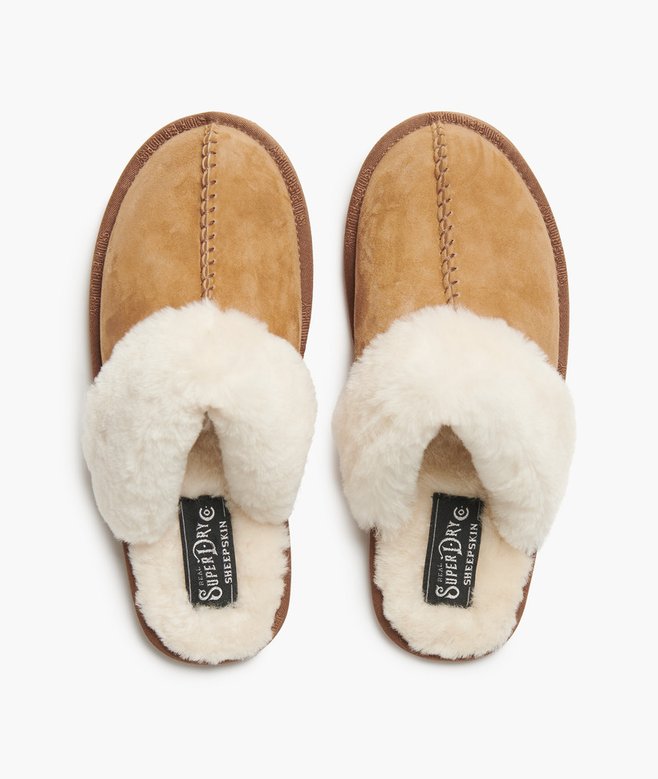 Suede Mule Slippers