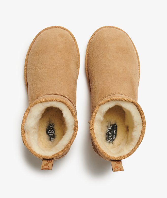 Suede Sherpa Mini Boots More Colours Available Price £62.99 Price reduced from £89.99 to You Save 30%