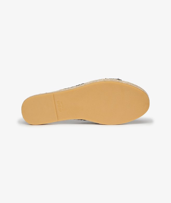 Espadrille Cross Strap Sliders