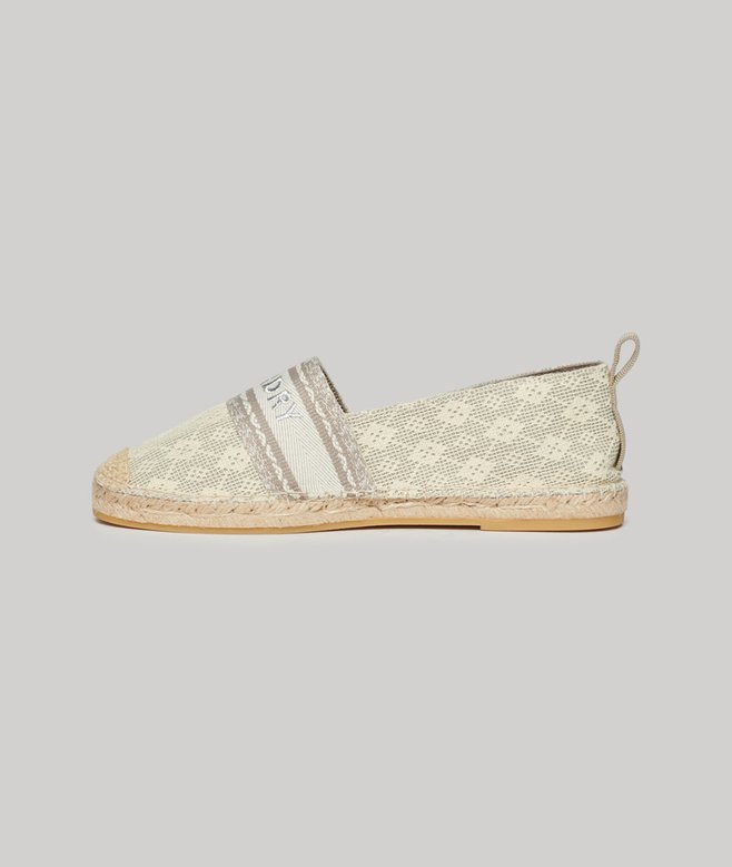 Canvas Espadrille Overlay Shoes