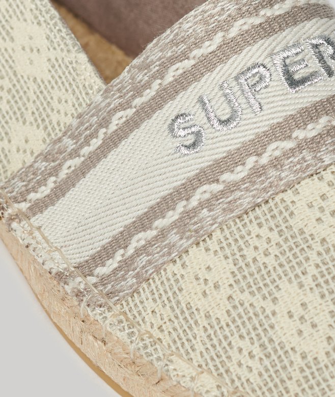 Canvas Espadrille Overlay Shoes