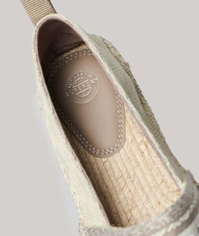Canvas Espadrille Overlay Shoes