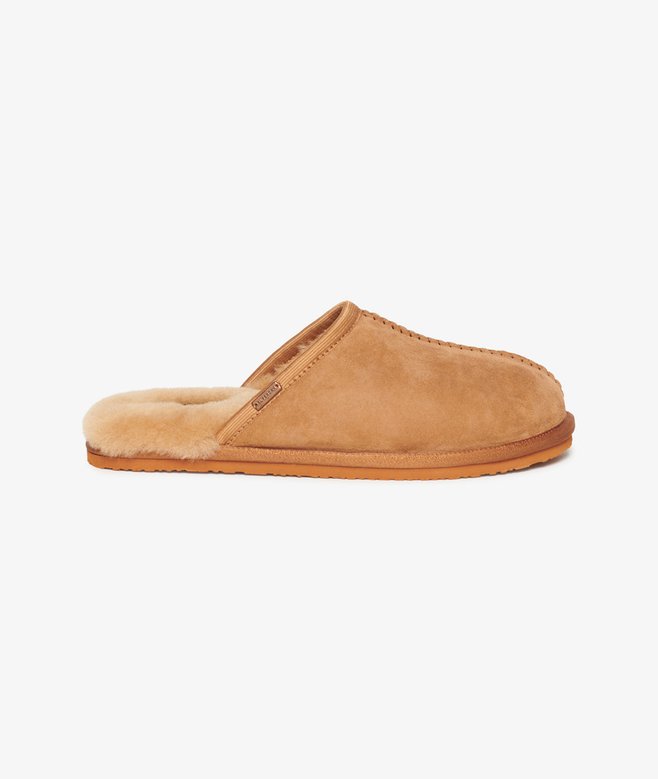 Suede Mule Slippers