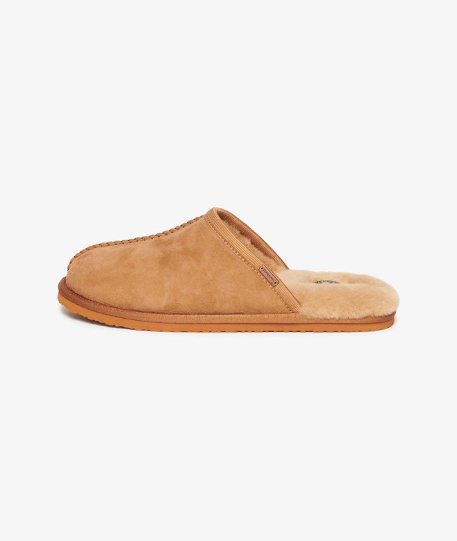 Suede Mule Slippers