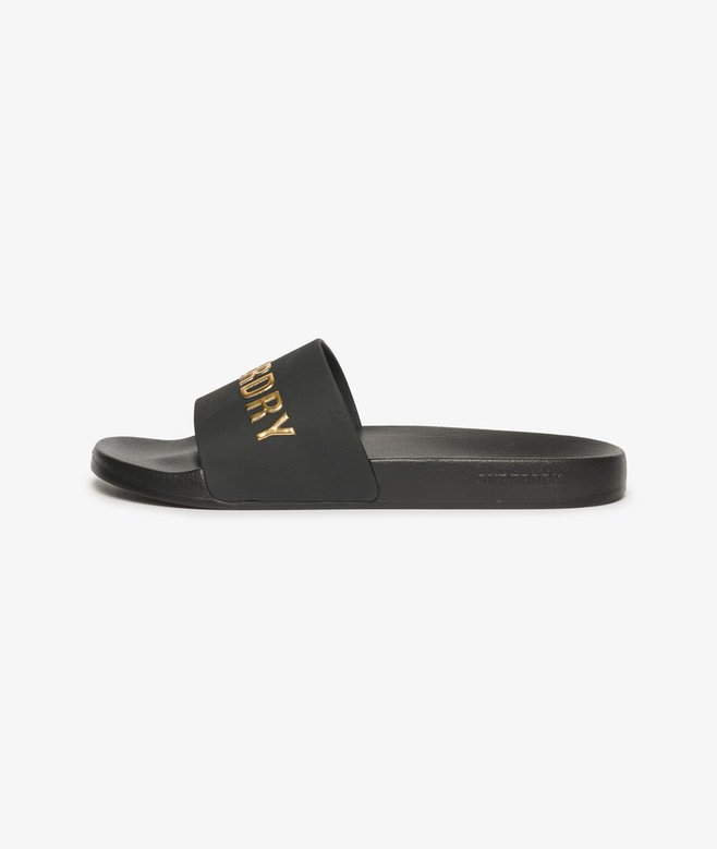 Vegan Logo Pool Sliders