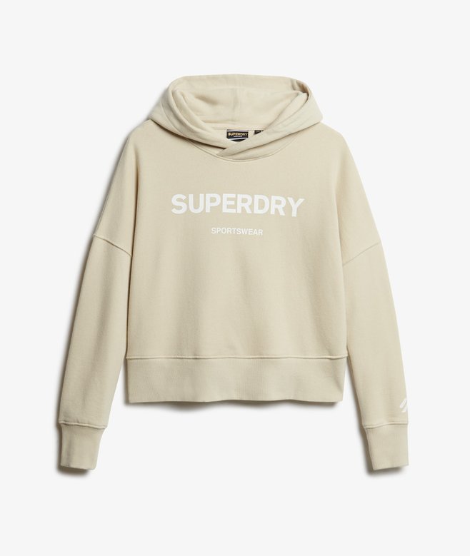 Core Sport Crop Box Hoodie