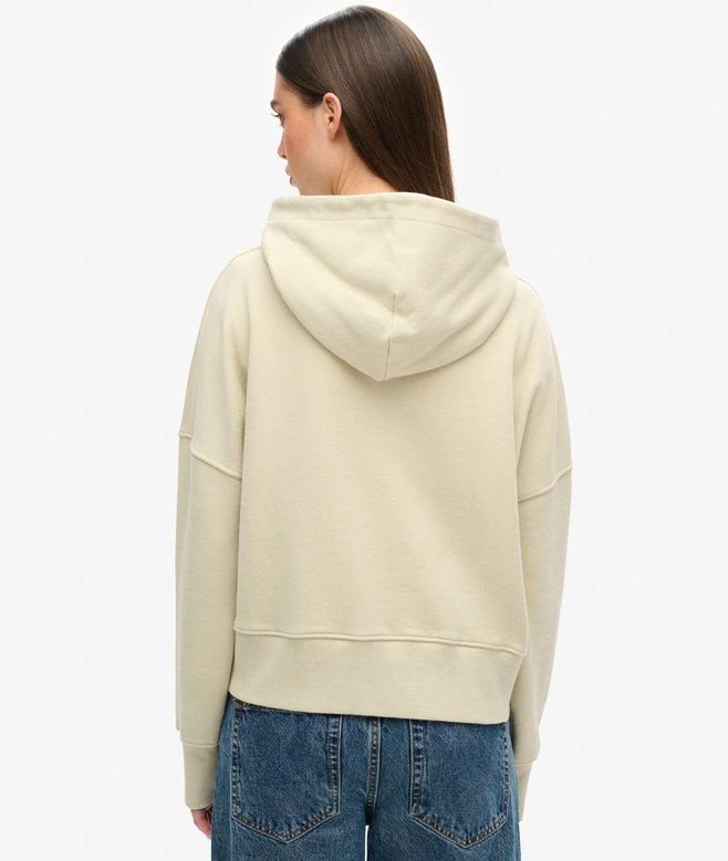 Core Sport Crop Box Hoodie