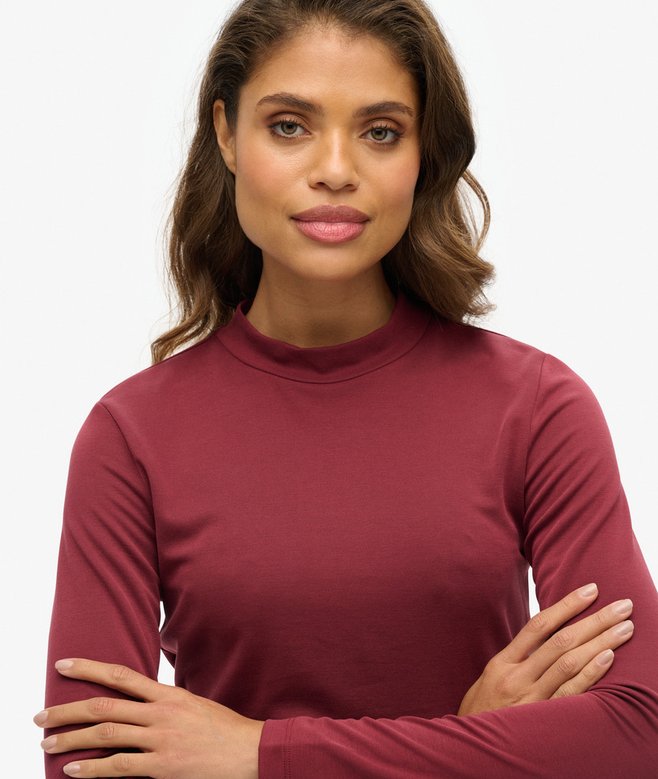 Long Sleeve Open Back Top
