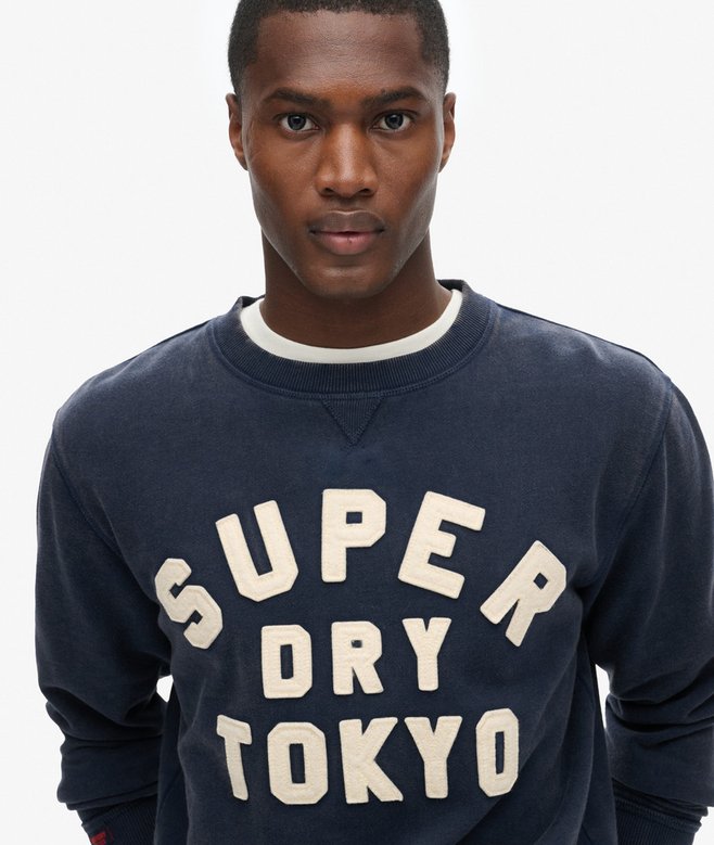 Vintage Athletic Crew Neck Sweatshirt