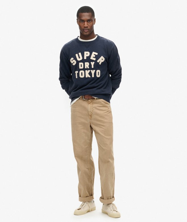 Vintage Athletic Crew Neck Sweatshirt