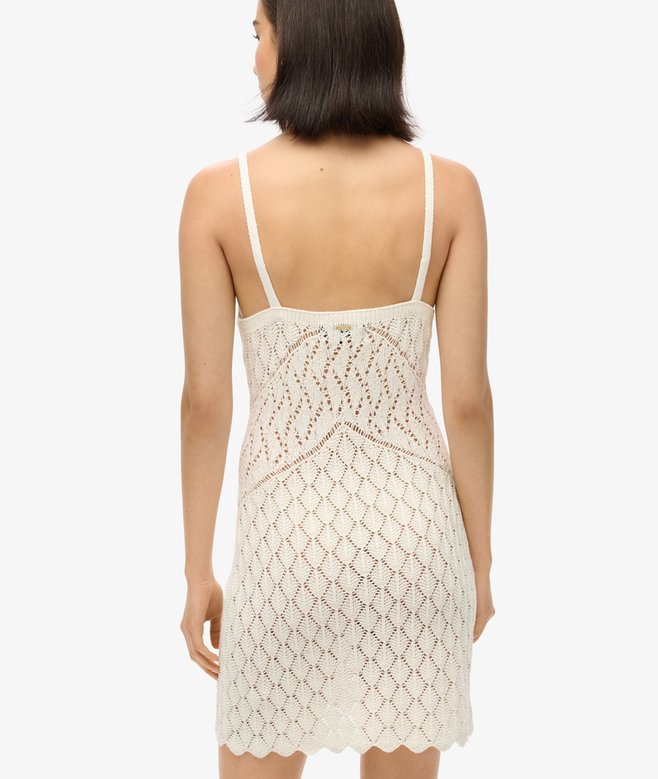 Crochet Cami Mini Dress