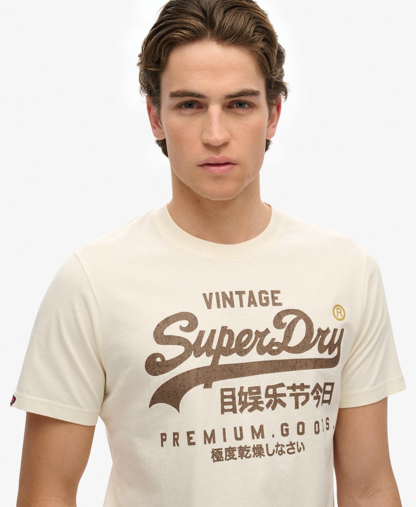 Superdry★フロント ヴィンテージロゴ☆メンズ☆Tシャツ Vintage SuperDry Black Label Japan T-Shirt Men's XL Green SS